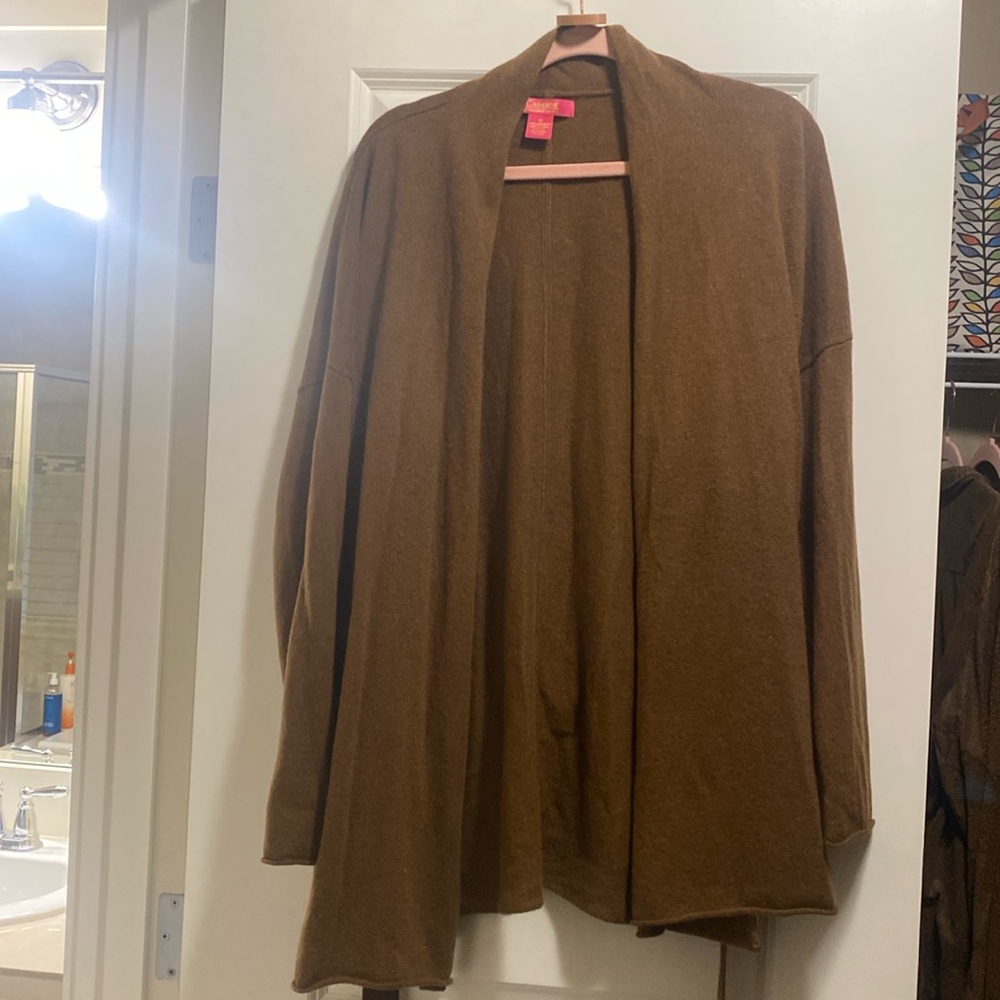 Catherine Malandrino cashmere wrap cardigan